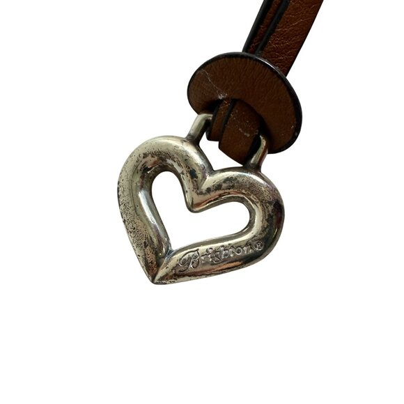 Brighton Quilted Crossbody Mini Bag Adjustable Strap Heart Charm Front Pocket - Picture 7 of 13